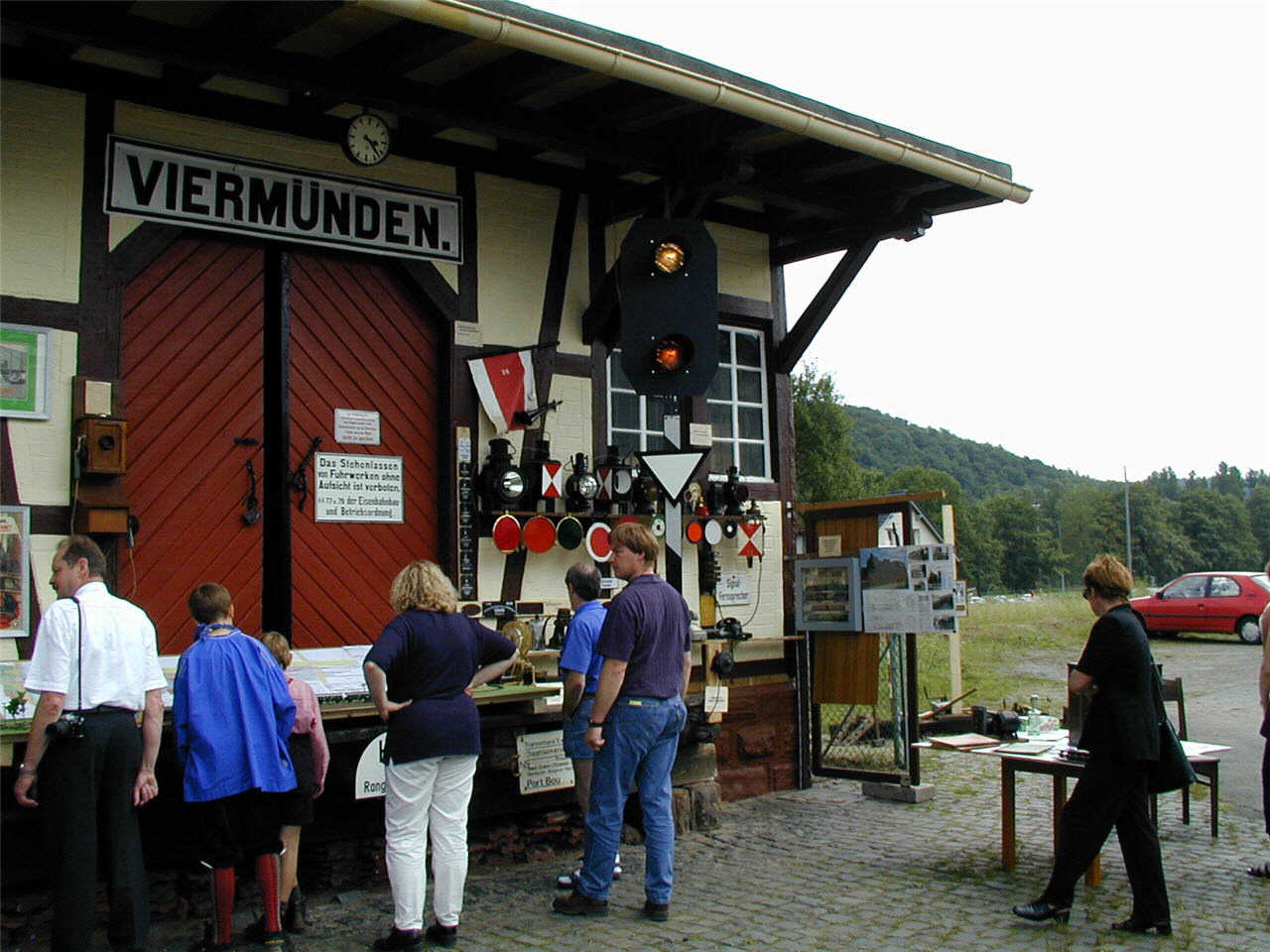 Bahnhof Viermünden. (© Detlef Battefeld)