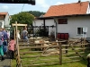 Schäfer und Schafzucht auf Brosigs (Hawwersch) Hof. (© Detlef Battefeld)