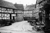 Blick in die Ringstraße auf "Schwoben" und "Hillen" Haus.  (© Stadt Frankenberg Eder)