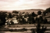 Blick zur Mühle von der Ederstraße, Aufnahme um 1955. (© Stadt Frankenberg Eder)