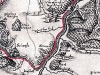 Kartenausschnitt der sog. Schleenstein‘schen Karte des Amtes Frankenberg von etwa 1715. Der Hof Hermannsberg ist eingetragen. (© Stadt Frankenberg Eder)